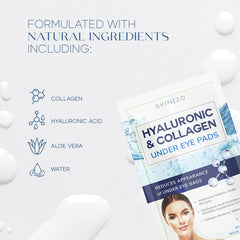Skin 2.0 under-eye patches demonstrating lifting and smoothing effect.