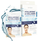 Skin 2.0 under-eye patches with hyaluronic acid visibly hydrating the delicate area.
