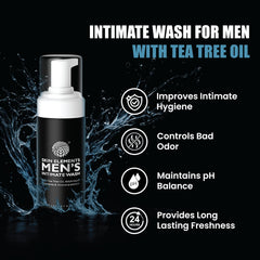 Skin Elements Tea tree oil ingredient suggesting natural odor control with refreshing, cooling feel.