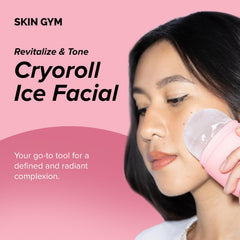 Skin Gym Ice Roller depuffs morning skin with soothing cooling touch.