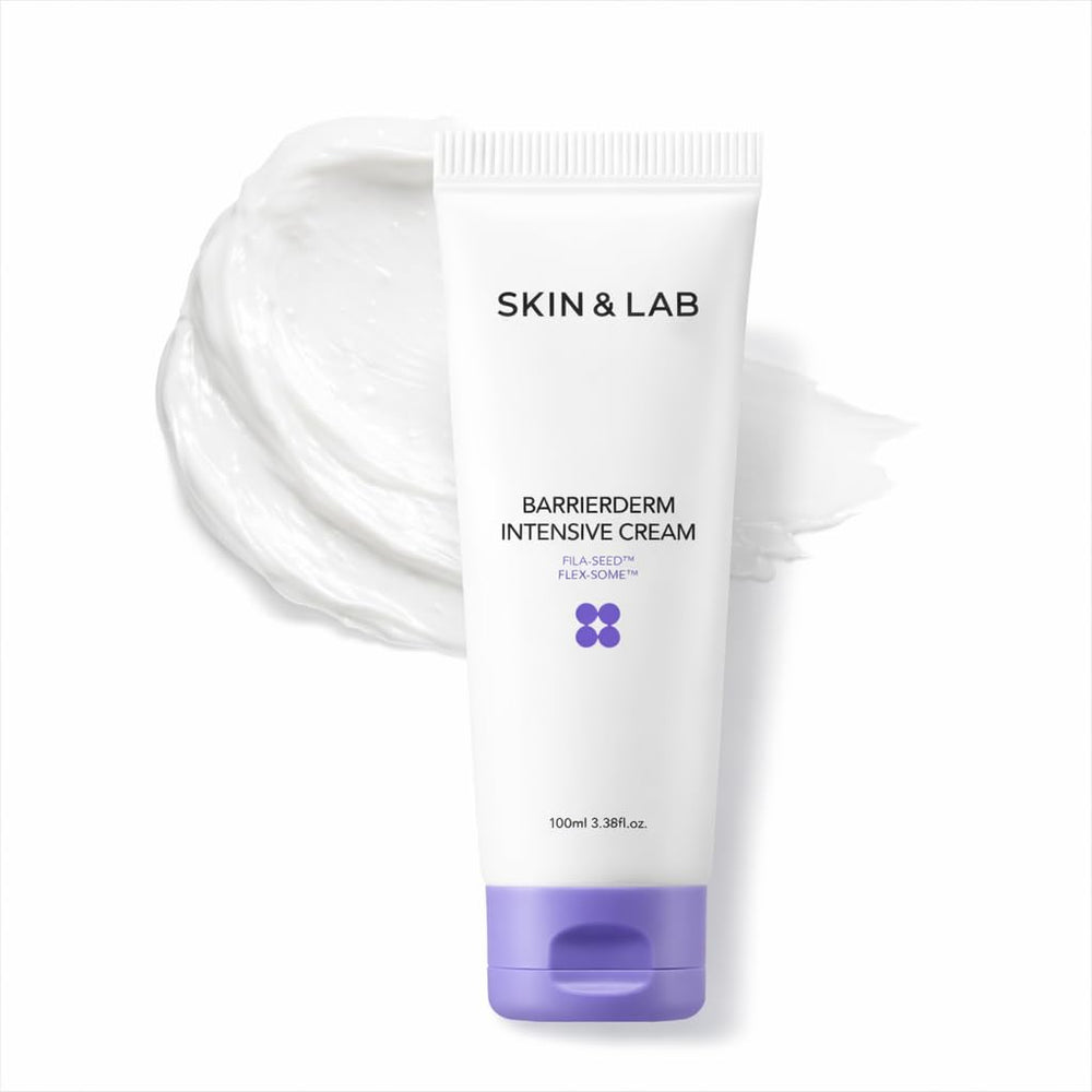 The SKIN&LAB Barrierderm Intensive Cream bottle offers daily hydration.