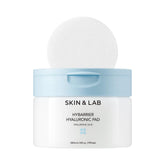 SKIN & LAB Hybarrier Hyaluronic Pad pack demonstrates hydration potential for dry skin.