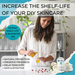 Skin Perfection Leucidal SF Complete label close-up highlighting natural preservation.