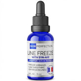 Skin Perfection Syn-Ake serum bottle showing wrinkle-smoothing potential.