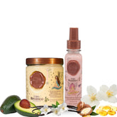 Skin Revolution Ritual Botanico Organic Keratin bottle close-up, formaldehyde-free frizz control.