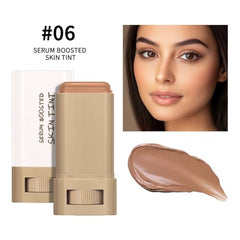 Swatches of Skin Tint & Contour Stick showing shade range.