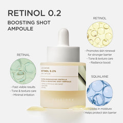 Skin1004 Centella micro-spicules serum application promotes deeper absorption.