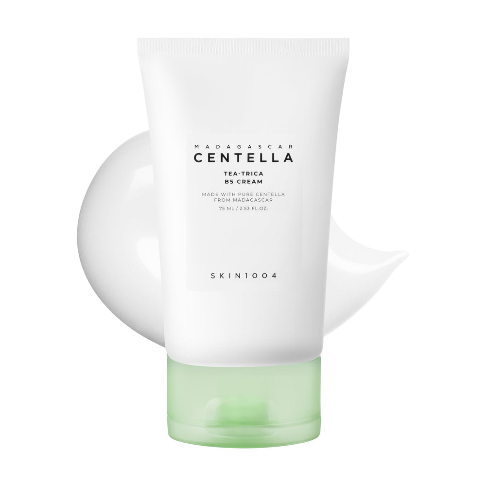SKIN1004 Tea-Trica B5 Cream bottle on clean surface for daily hydration