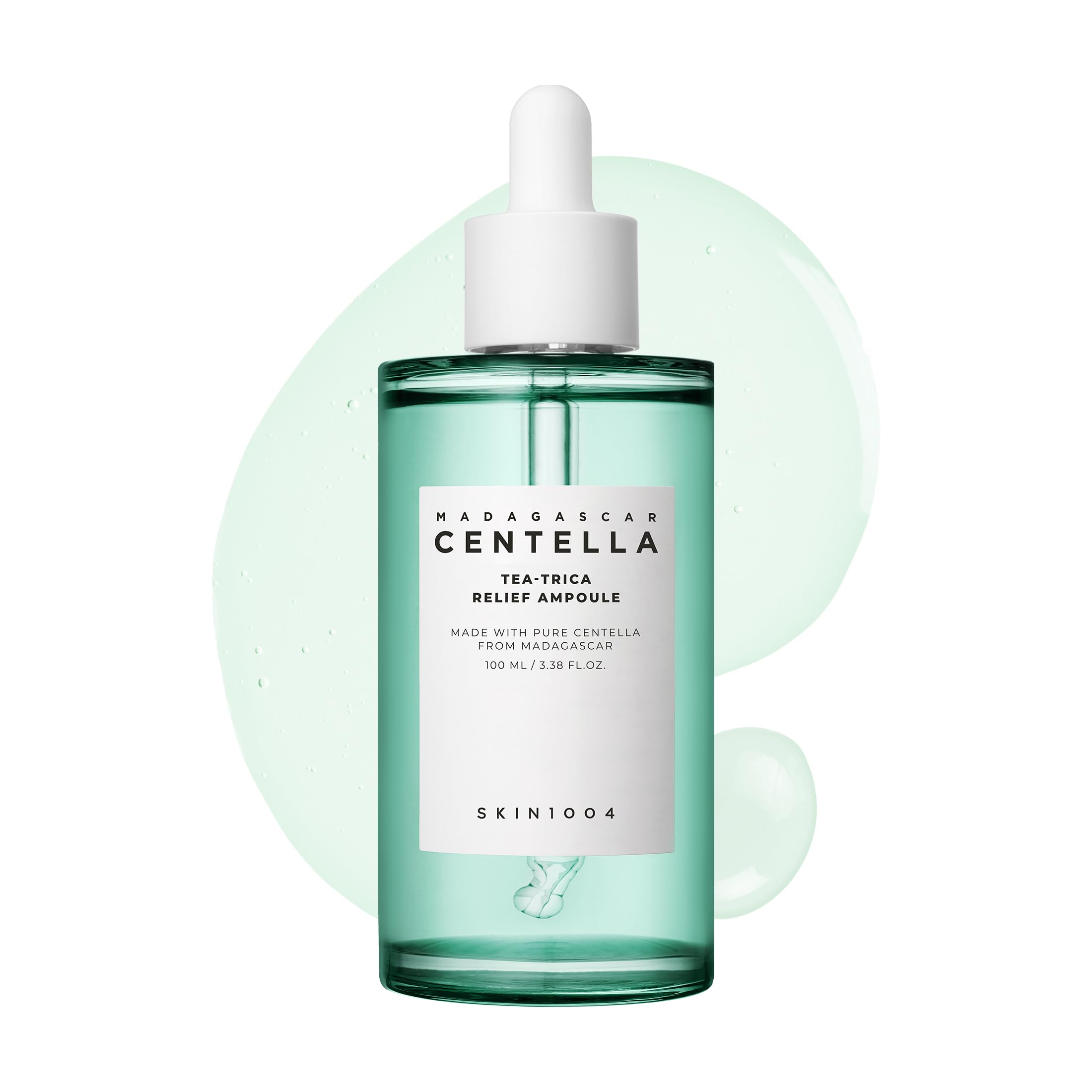 SKIN1004 Tea-Trica Relief Ampoule: flacon pratique pour apaiser et hydrater la peau.