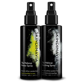 Skindinavia primer spray bottle provides a smooth base for long-lasting makeup.