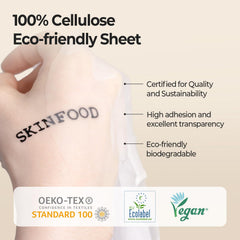 Peptides in SKINFOOD 1957 Acorn Pore Daily Mask support elasticity and firmness.