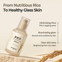 Skinfood 1957 Rice Serum ingredients: hydrolyzed rice protein and fermented rice water