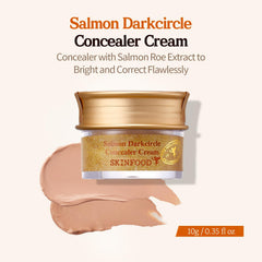Creamy texture of SKINFOOD 1957 concealer cream blends smoothly for even coverage