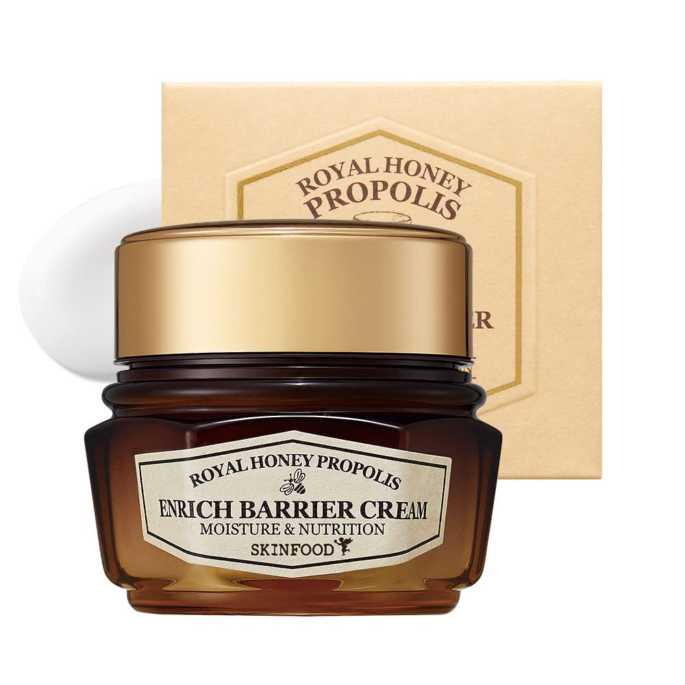 SKINFOOD 1957 Crème Barrière Miel Royal Propolis – Bouteille, hydratation durable