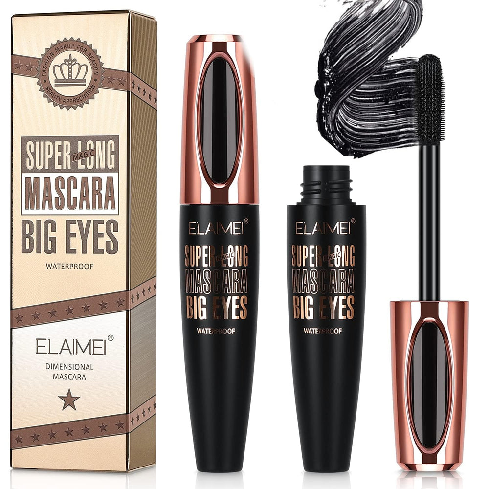 SKINOSM 2-pack mascara showing bold volume and length for striking lashes