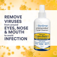 Label detail of SkinSmart Antimicrobial showing key ingredients