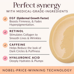 SKINWIT dark circles and puffiness demo suggesting brighter under-eye appearance.
