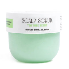 Skirifine Tea Tree Scrub bottle-front view for a refreshing scalp cleanse.