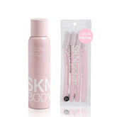 SKNBODY Hair Identifier Spray bottle ready to reveal peach fuzz before dermaplaning.