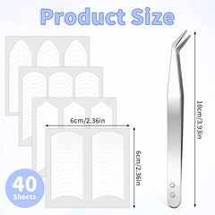 Skrfen French Tip Strip Moon Design 2 ideal for precise polish edges during DIY manicures.