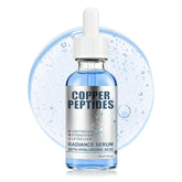 SKSOYT Copper Peptide Serum bottle shows lightweight hydration for daily use