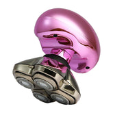 Skull Shaver Butterfly Kiss Pro pink hero image showing ergonomic design for easy grooming.