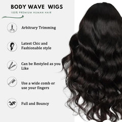 SkyGrow back view displaying full body wave and natural volume