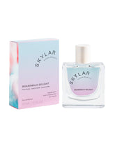 Skylar Boardwalk Delight bottle front, a clean fragrance suitable for sensitive skin.