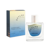 Skylar Midnight Moon bottle in soft light, suitable for sensitive skin daily wear.