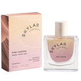 Skylar Pink Canyon bottle front close-up for everyday wear and clean beauty.