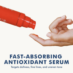 Skyn Iceland Icelandic Youth Serum dropper releasing serum for quick absorption and even tone.