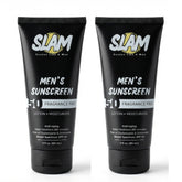 SLAM Lotion SPF 50 for face and body application, water-resistant protection