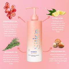 Sleek'e Silk'e Repair Therapy Shampoo lather close-up with nourishing coconut oil
