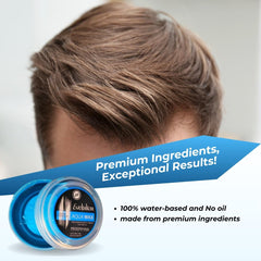 SLIK Aqua Wax being applied to hair shows quick styling and texture.