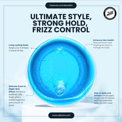 SLIK Aqua Wax texture swirl demonstrates easy application and natural finish.