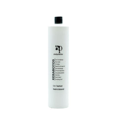 Smart Protection Kerabotos 2-in-1 application demonstrates smoothing treatment for frizz control.