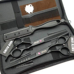 Smithking hair cutting comb supports neat sectioning during trims