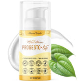 SMNutrition Advanced Progesto-Life skin cream bottle with pump for daily hydration