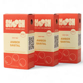 Smoosh Amber Santal bar 6-pack on display for easy gifting.
