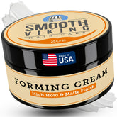 Smooth Viking Forming Cream jar front for on-the-go styling