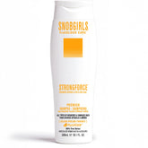 SNOB GIRLS StrongForce shampoo bottle protecting damaged hair during daily use