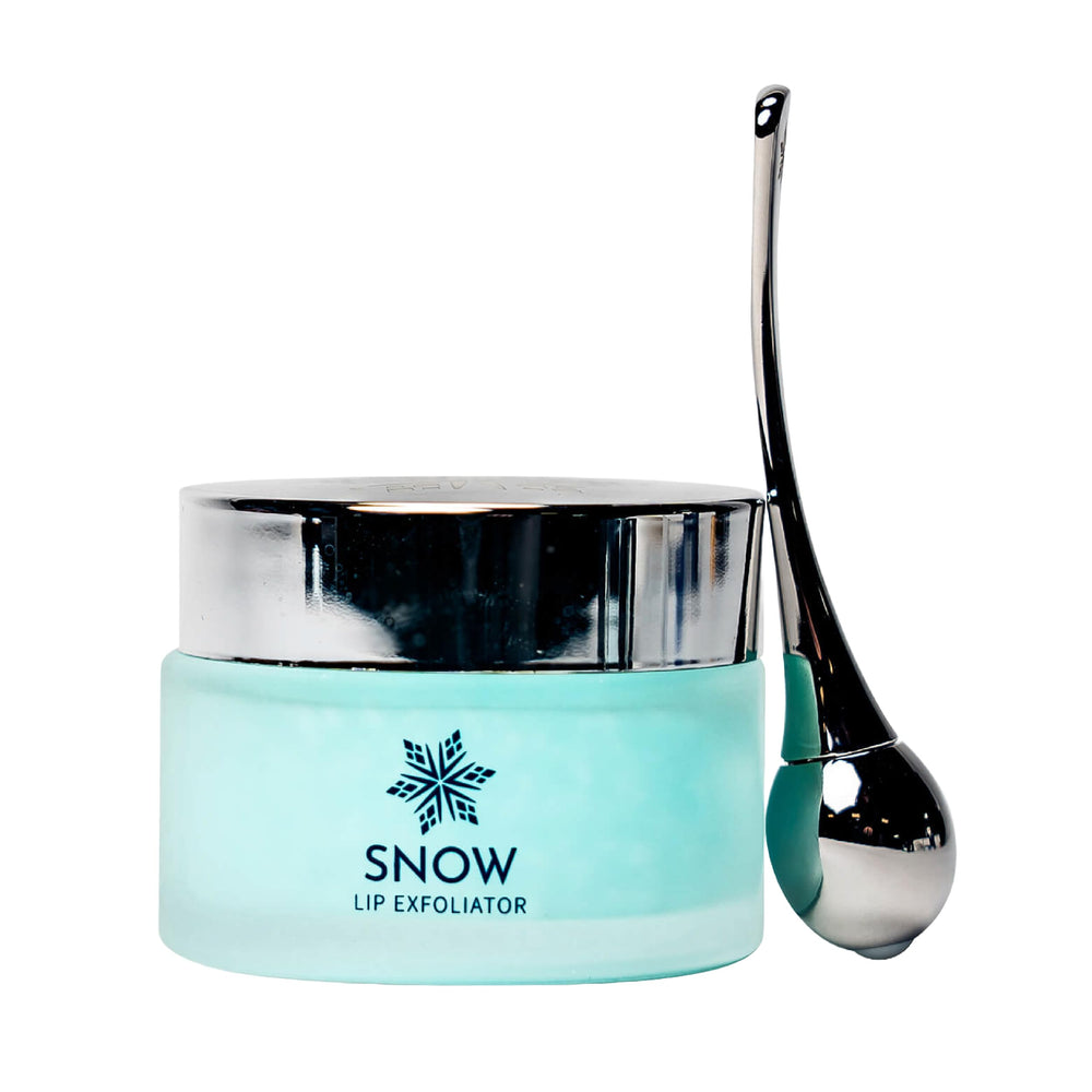 SNOW lip scrub with lavender and mint for a soothing lip treatment