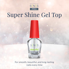 SNS Gel Top Coat in a dip powder kit for fast-drying, salon-quality finish.