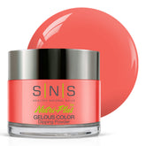 SNS Leg Warmers dip powder bottle pour shows rich color and easy at-home application.