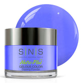 SNS Nail Dip Powder Iguacu Falls blue cobalt jar highlights rich color for salon-quality nails at home