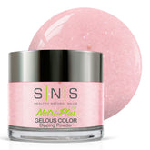 SNS Nail Dip Powder Love Letter Pink jar shows creamy pastel shade for long-lasting color.