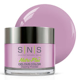 SNS Nail Dip Powder Polyester Doubleknit purple shimmer for rich, long-lasting color.