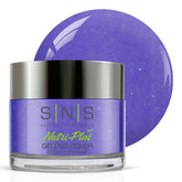 SNS Nail Dip Tuscan Villa bottle close-up showing rich purple-cream color for long-lasting wear