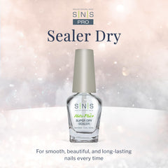 SNS Sealer Dry brush-on action highlights easy application and smooth layer building.