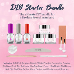 SNS Soft Pink Powder creates subtle, salon-quality pink tips with smooth application.